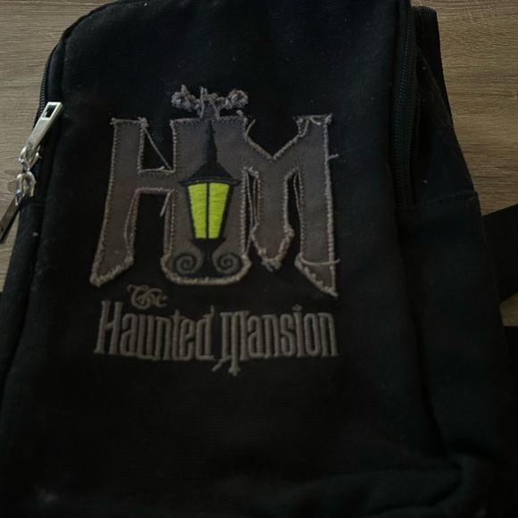 Disney Haunted Mansion Crossbody Bag Black - Picture 2 of 9